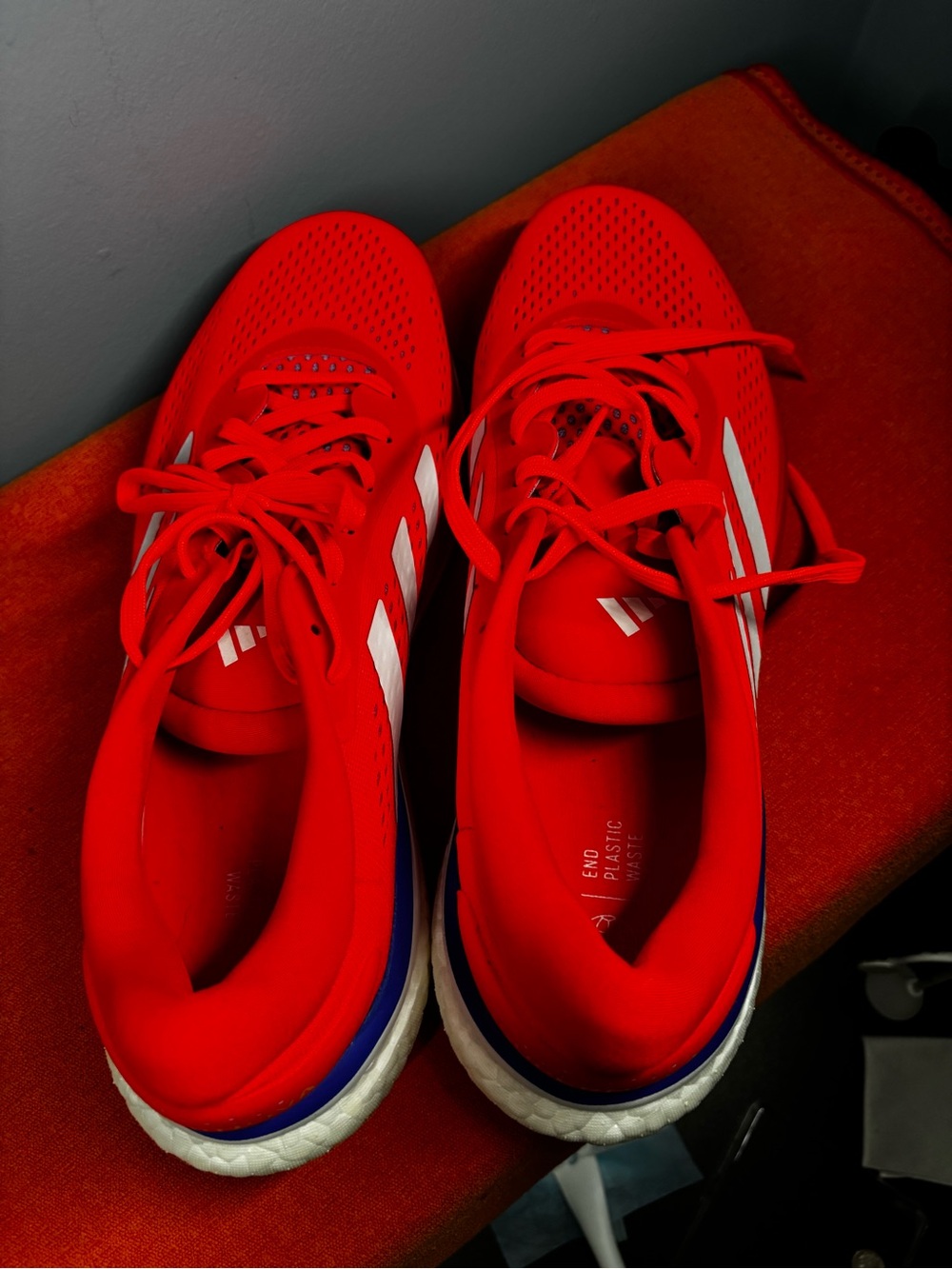 Adidas Supernova Men’s Running Shoes - Red - Picture 4 of 4